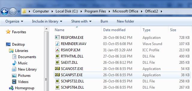 download Scanpst.exe File