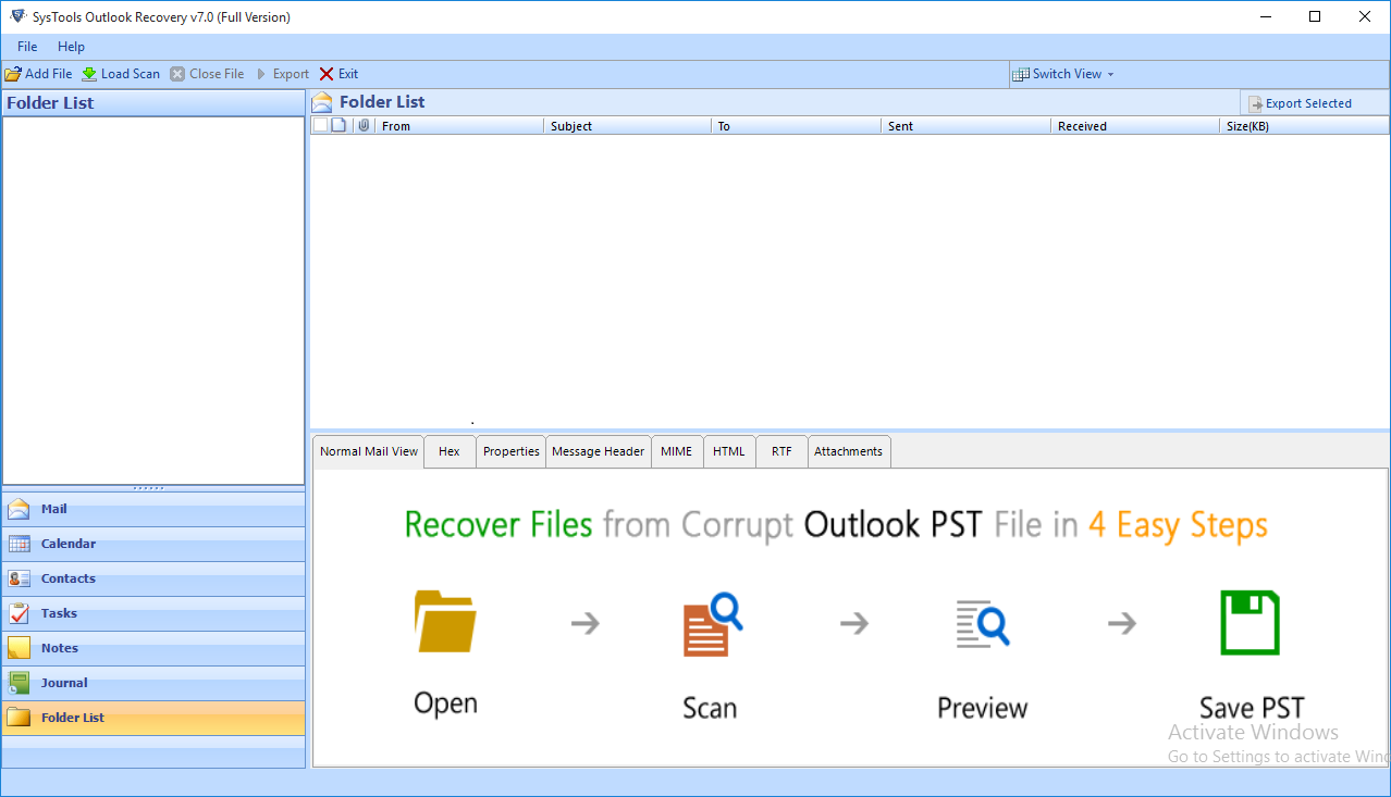 reparar outlook