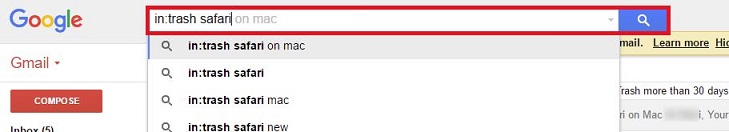 Search Deleted Gmail Emails in Trash