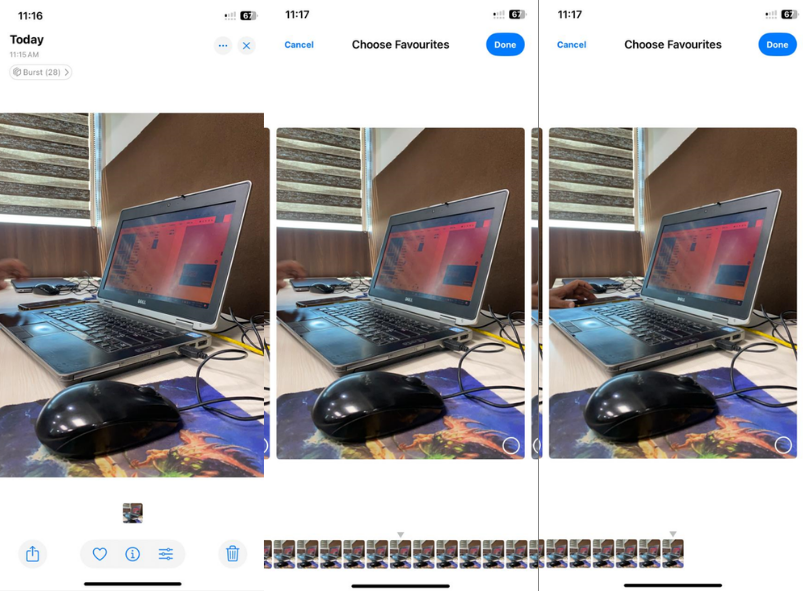 select the photos you want to keep
