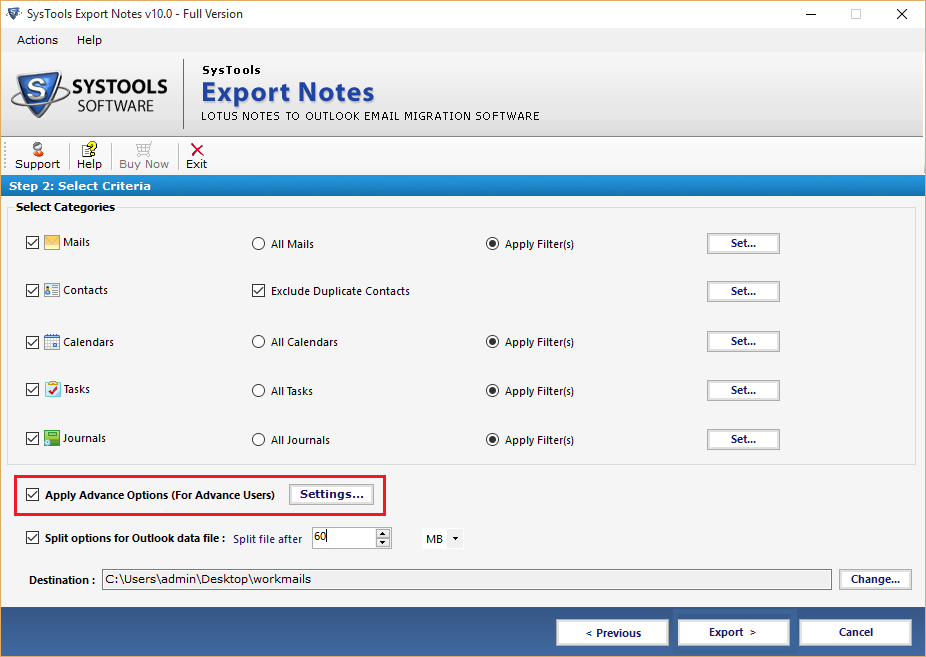 change Folder mapping