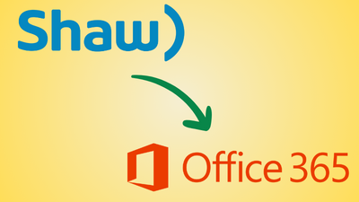 shaw emails to office 365