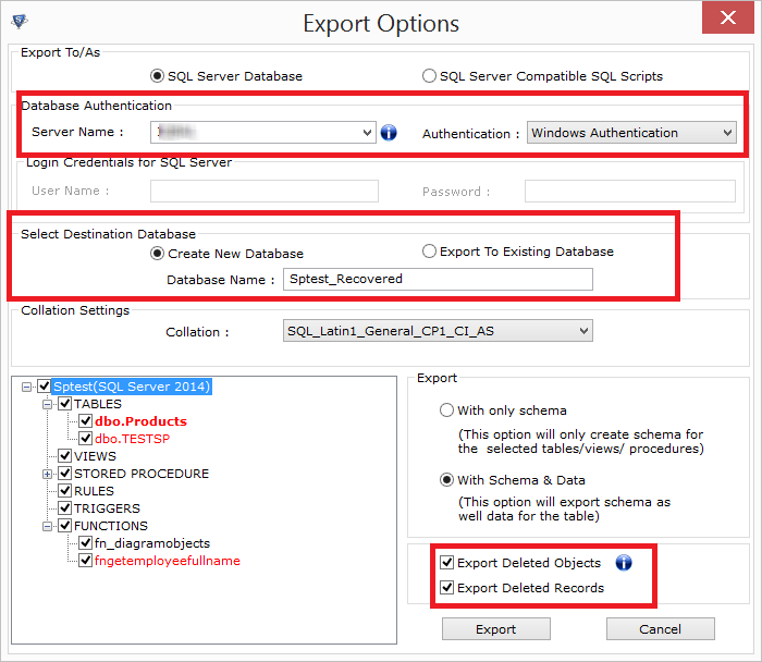 sql repair table