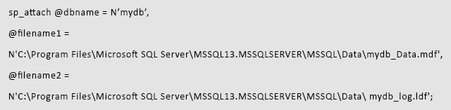 MDF is Not a Primary Database File