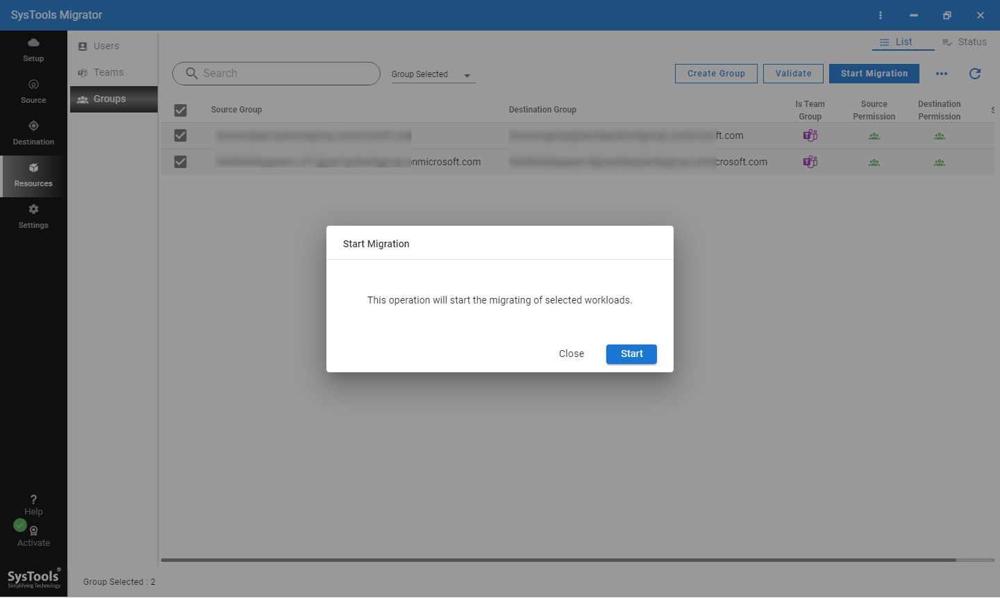 migration of workload
