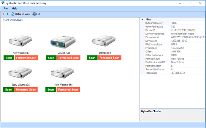 recover data after formatting hdd