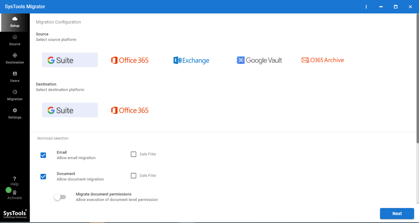 select Gsuite