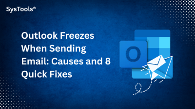 Outlook freezes when sending email
