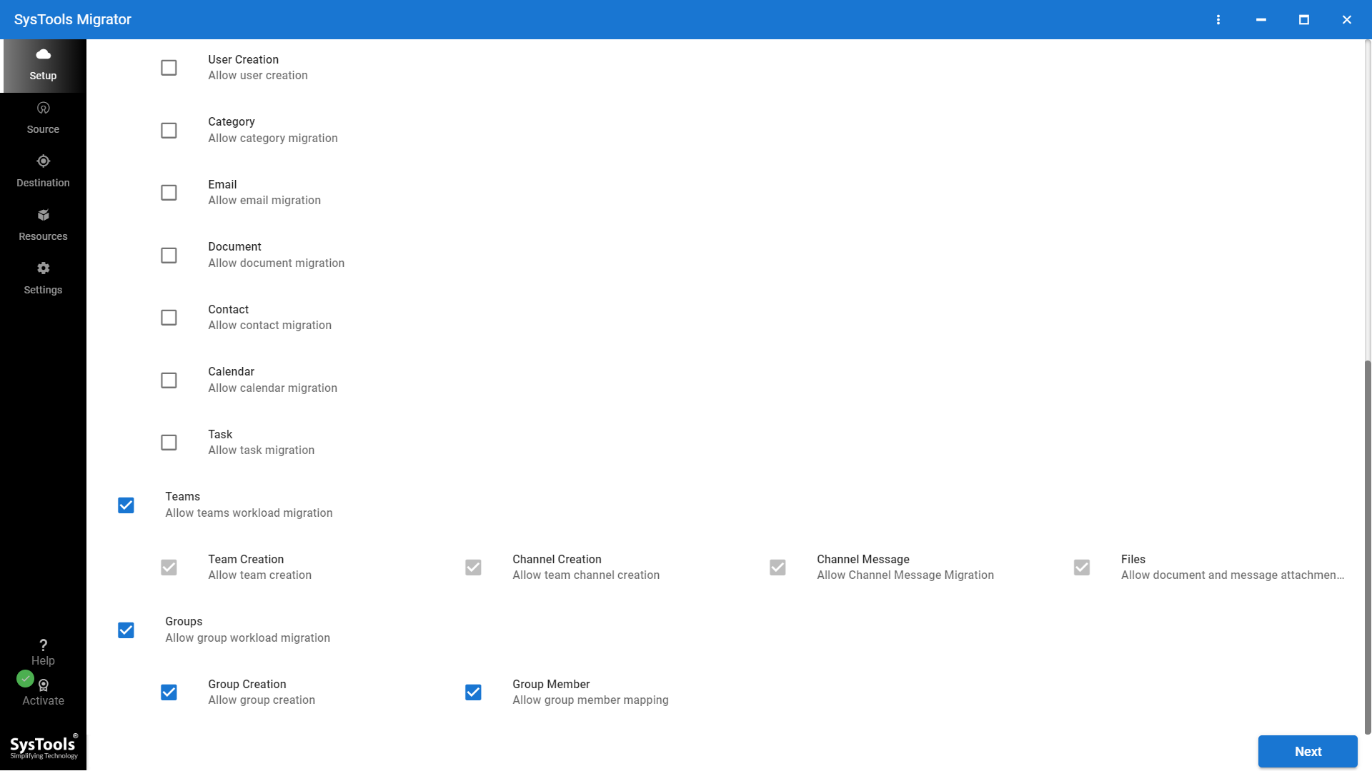 teams to teams migration tool