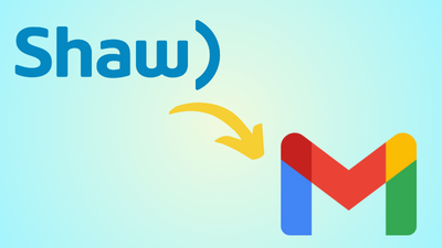 transfer emails from shaw to gmail