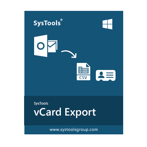Outlook contacts to vCard Export Tool box