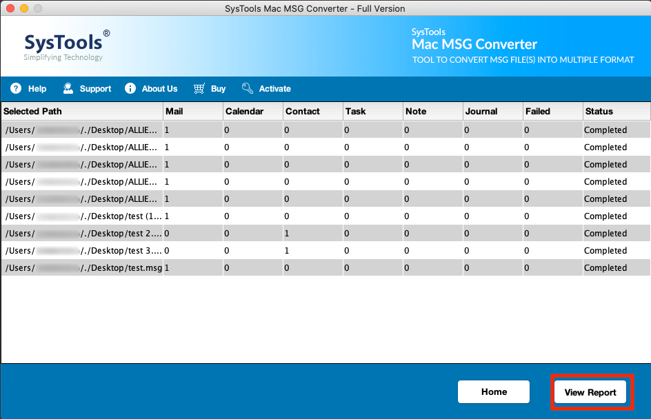Converted MSG into PDF