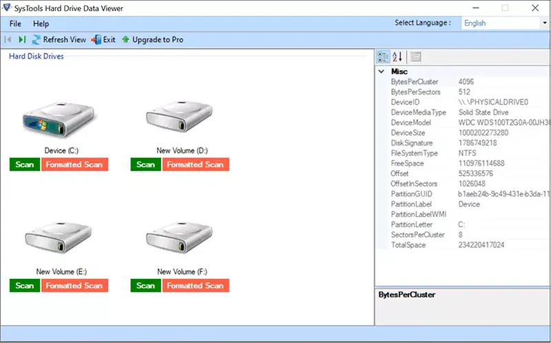 View deleted files from Hard Drive