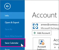 Download MS Outlook to Google Calendar