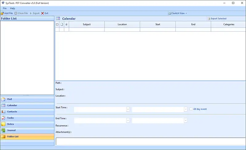 PST to HTML Converter
