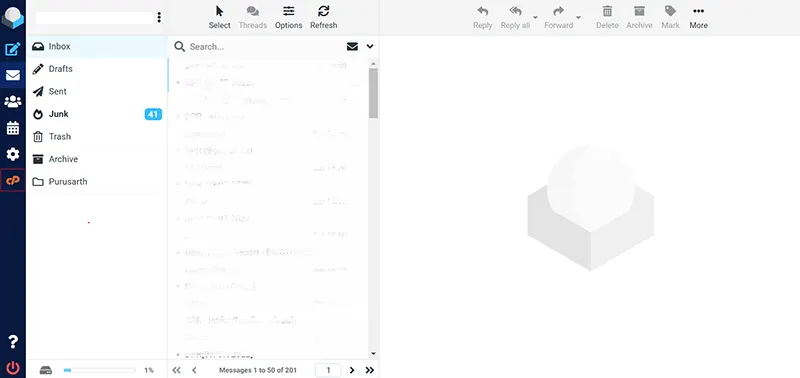 default webmail