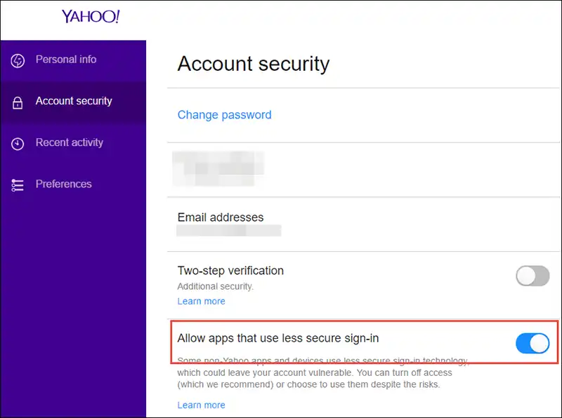 yahoo mail