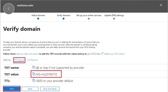 verify domain
