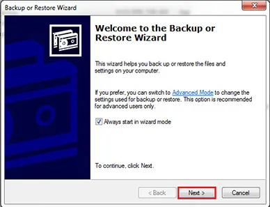 Open BKF file
