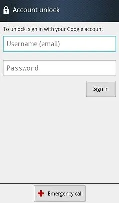 Google account details