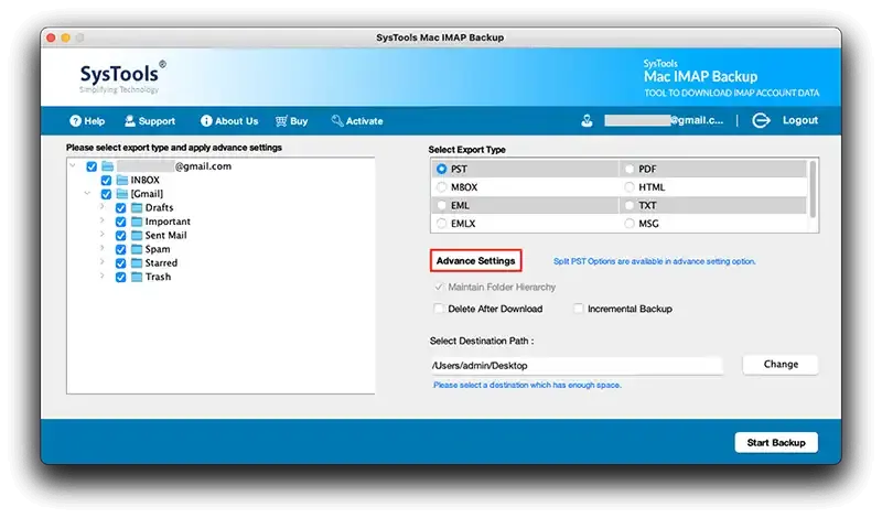 Advance Settings