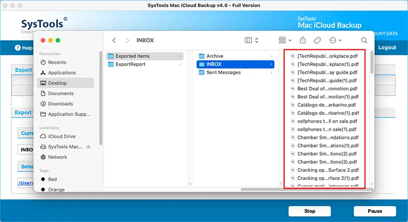 review the PDF files