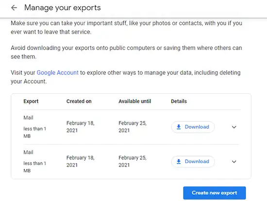 Manage Export G Suite to PST