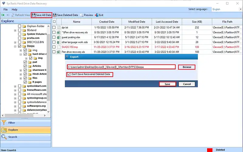 save recovered photos safely