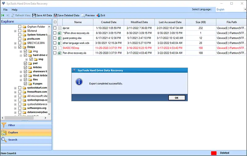 recover files from external hard drive not detected