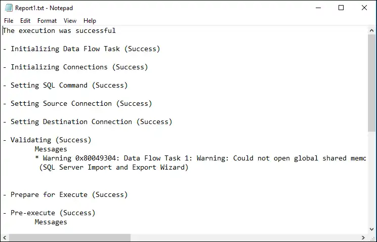 Preview your Report