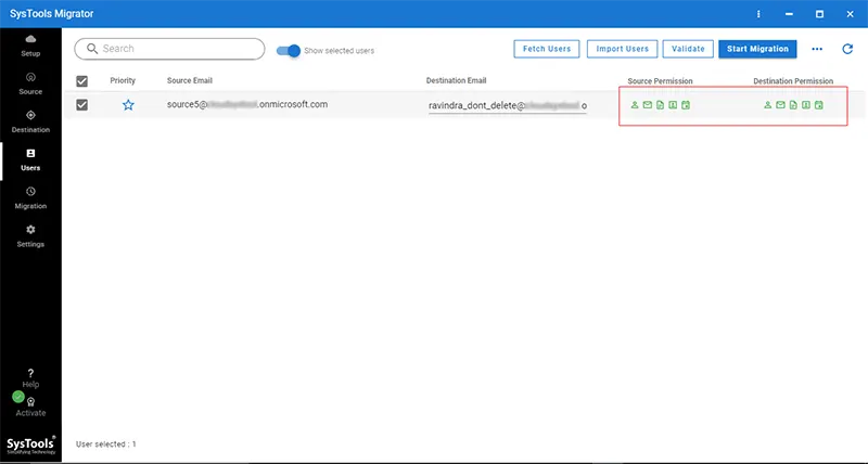 Start Migration