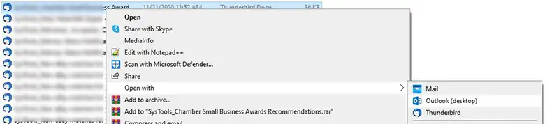 Export Zoho Mail in Outlook 2019