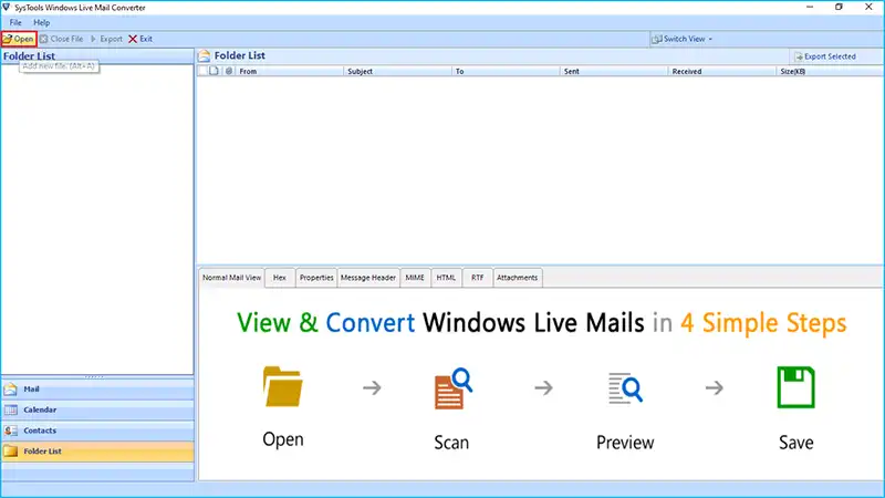 Transfer emails from Windows Live Mail to Outlook