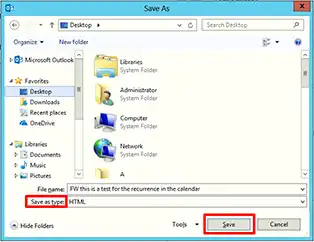 select file as html