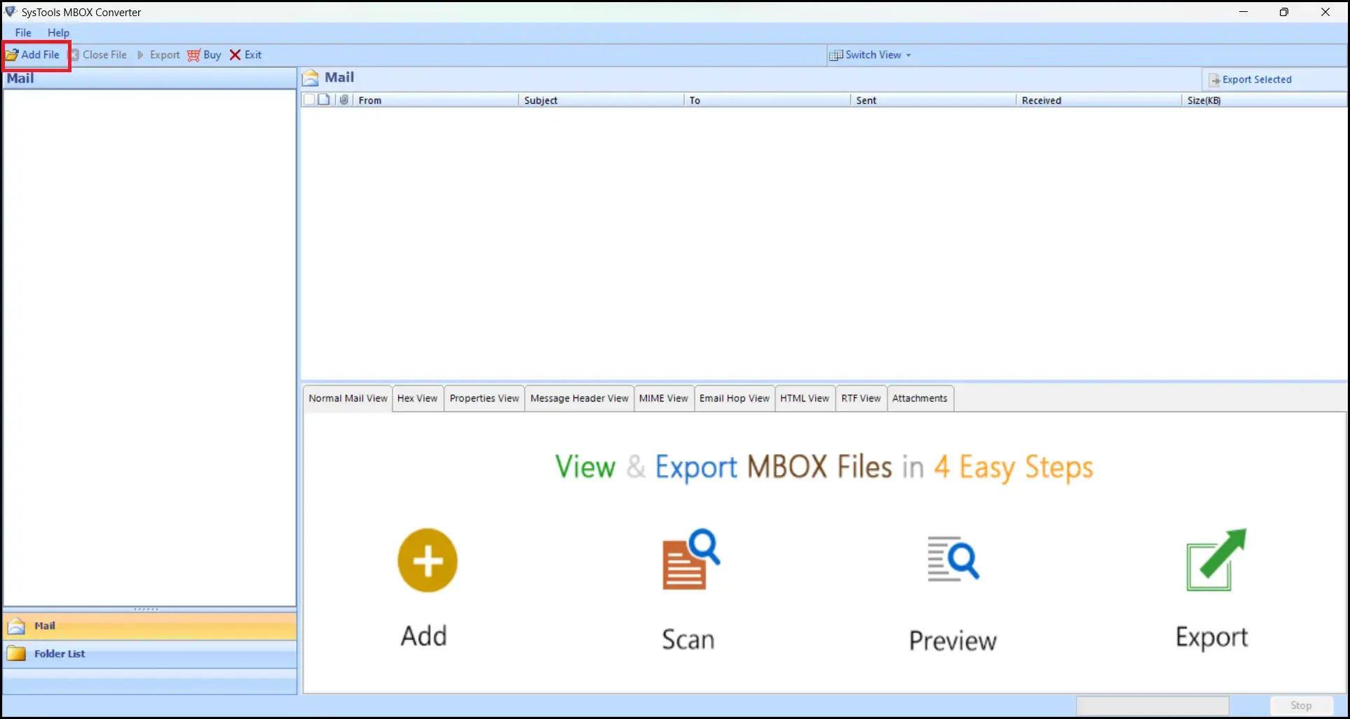 click on the add file option