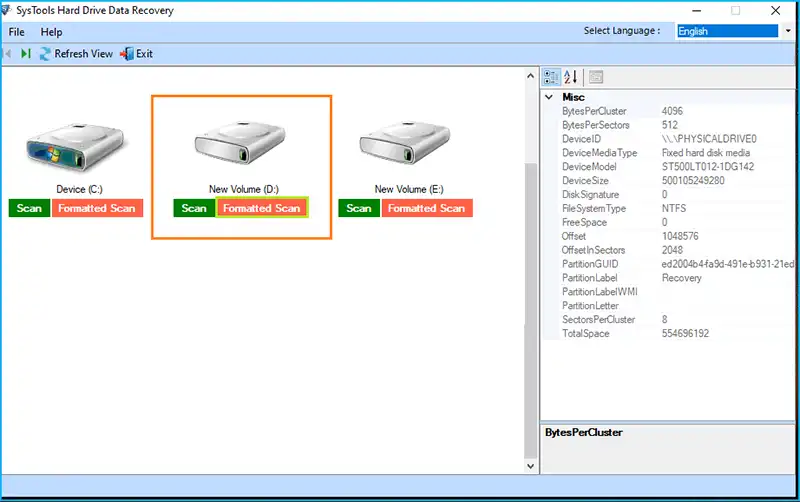 windows formatted data recovery