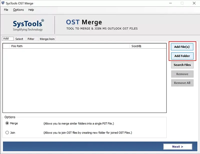 Combine Multiple OST files
