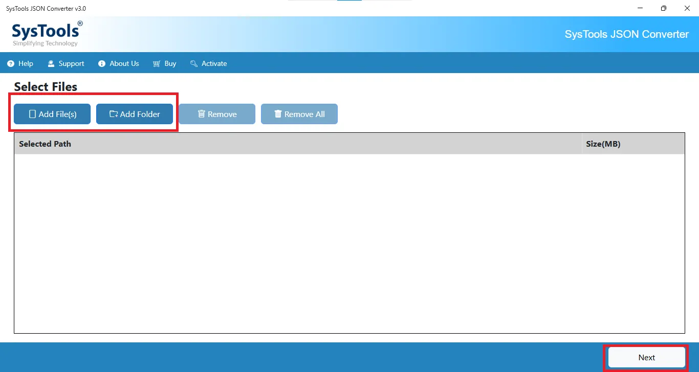 add file and folder