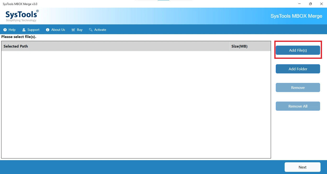 install mbox merger software