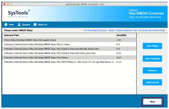 scan all added files