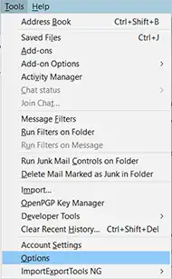 tools options
