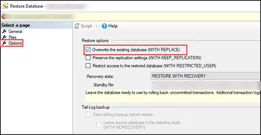 select option