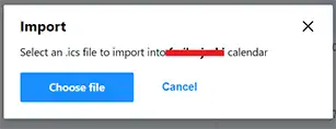Import ICS File to Yahoo Mail