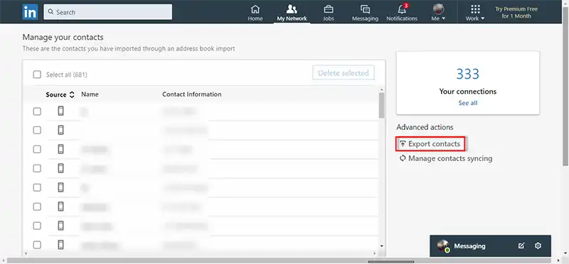 How do I import contacts into MailChimp