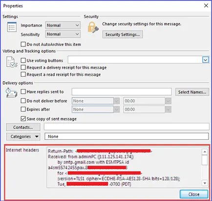 Examine Email Forensics in Outlook