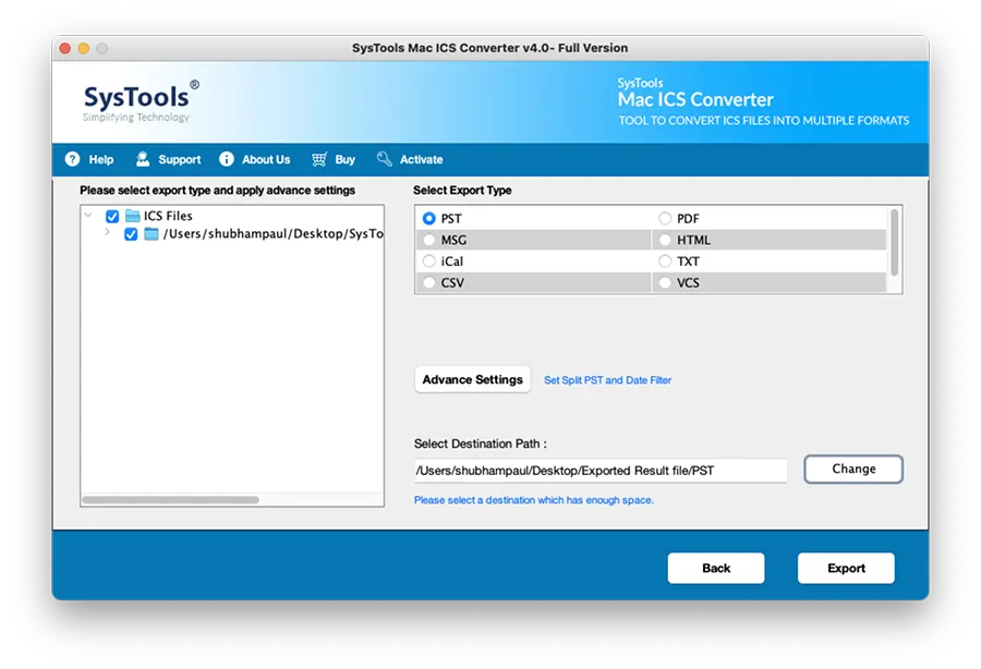 convert ics file 