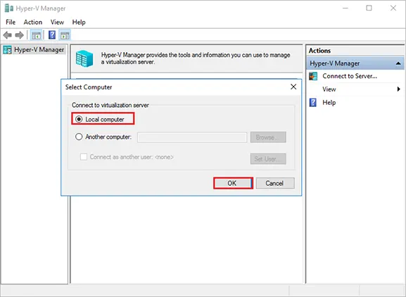 setup virtual machine