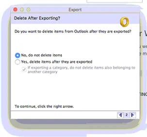delete items