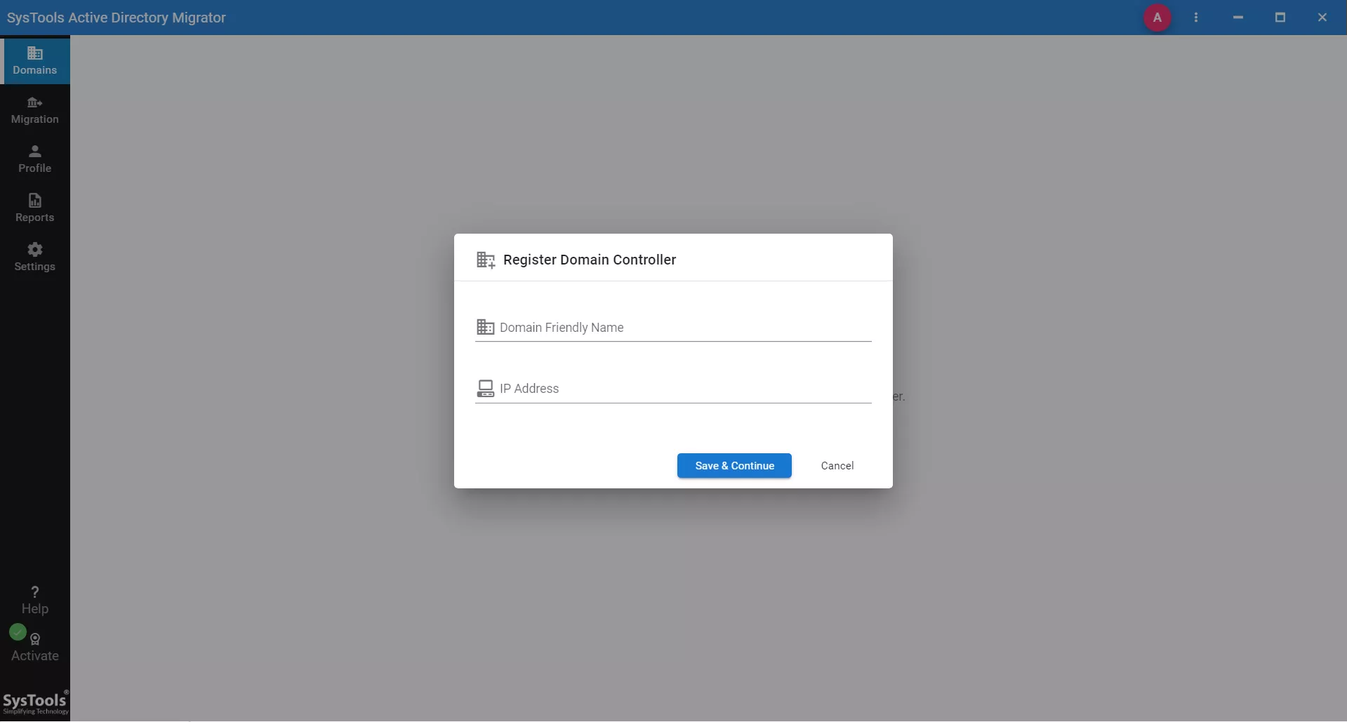 login Domain