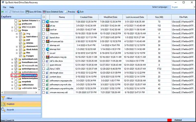 windows file recovery